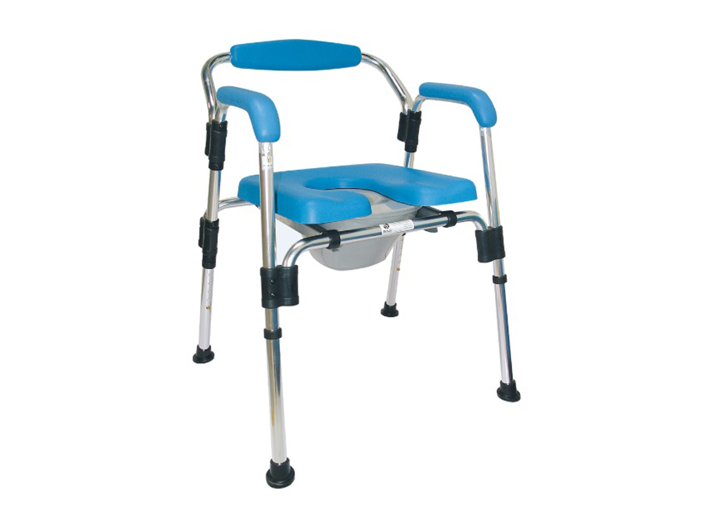 Silla Comodo Ducha Aluminio 4 en 1 Plegable