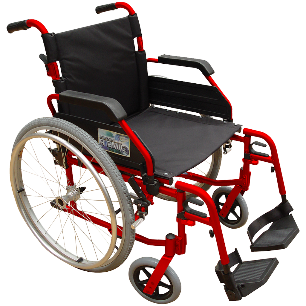 Silla de Ruedas R2MIL Plegable FlipBack Desmontables y Abatibles