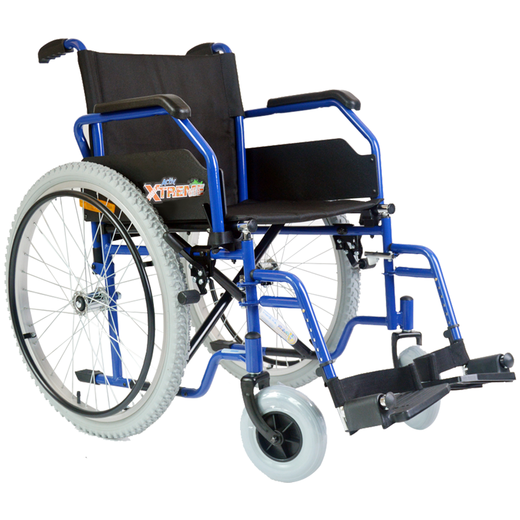Silla de Ruedas Neumática ActivXtreme con Brazos FlipUp