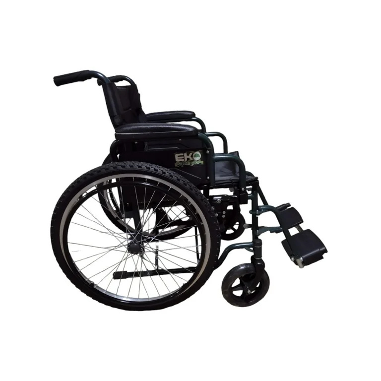 Silla de ruedas todo terreno esmaltada en verde - Imagen 3