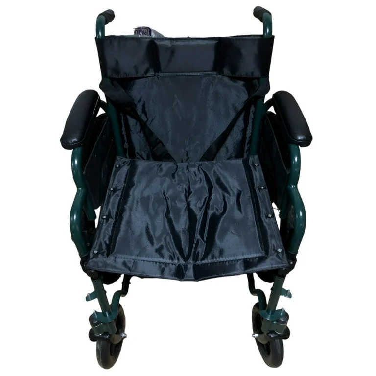 Silla de ruedas todo terreno esmaltada en verde - Imagen 4