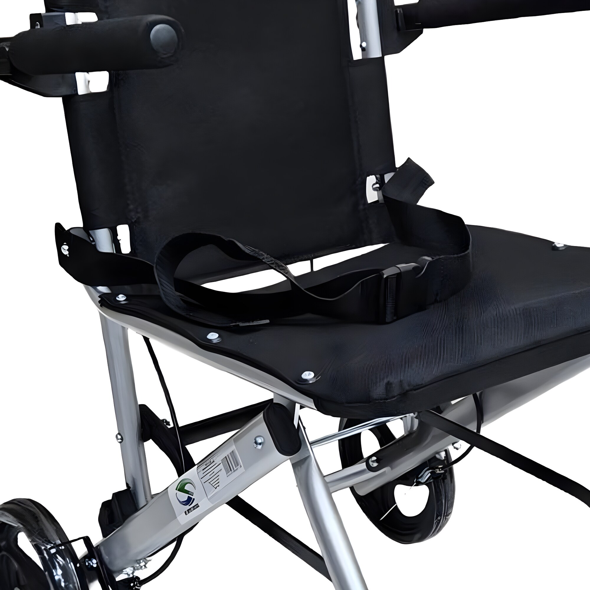 Silla de ruedas de traslado acero - Imagen 3