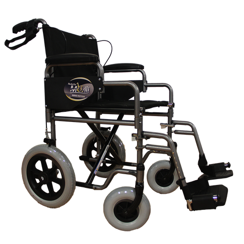 Silla de ruedas de traslado con frenos