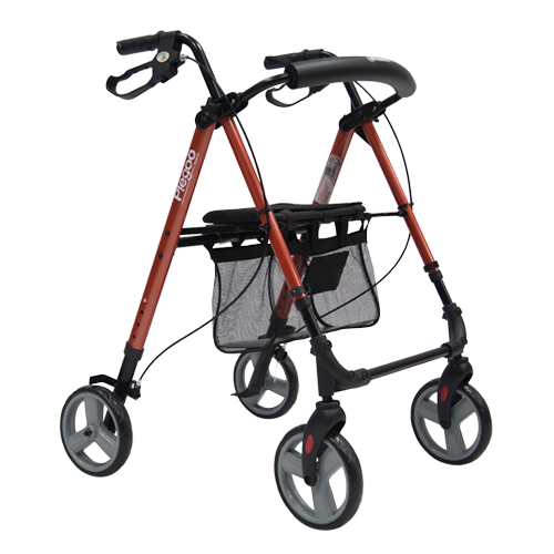 Andadera rollator KD plegable de aluminio - Imagen 3