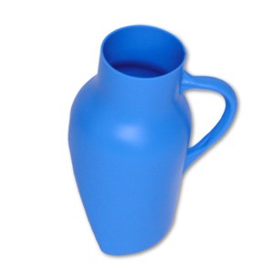 Orinal de plástico azul 1 litro