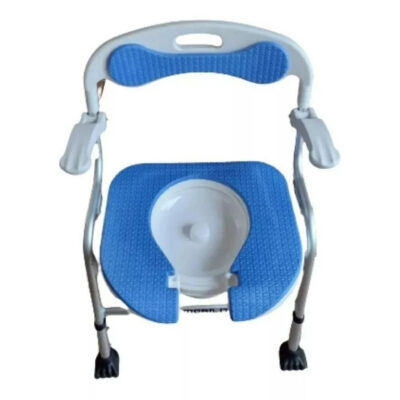 Silla cómodo ducha de aluminio 3 en 1 plegable