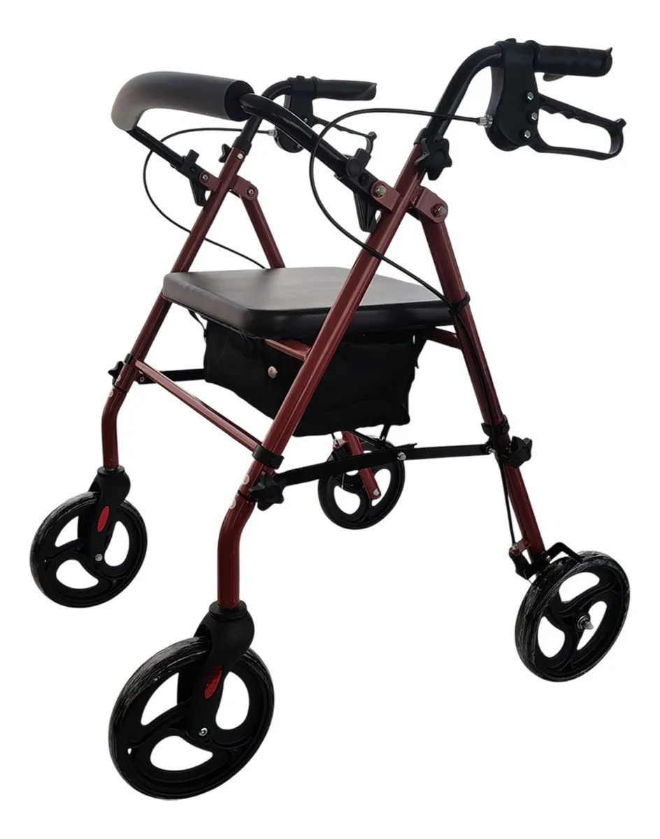 Andadera rollator plegable vino