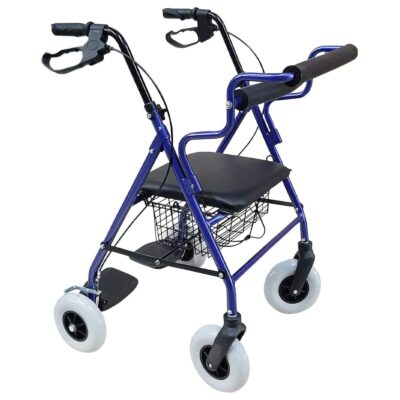 Andadera rollator híbrida en aluminio