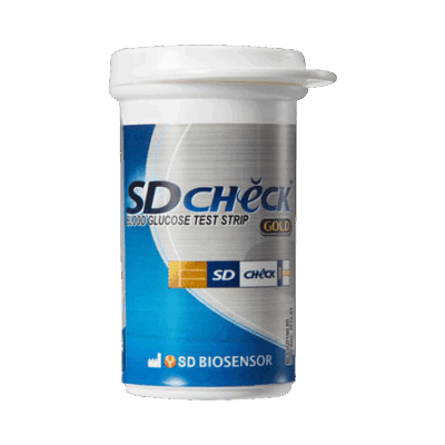 Tiras reactivas SD Check Gold 50 pz