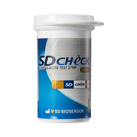 Tiras reactivas SD Check Gold 50 pz